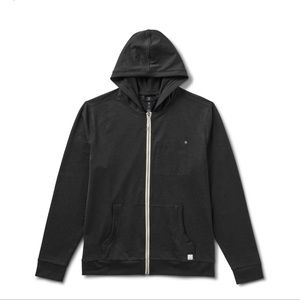 NWOT Men’s Vuori Coronado Zip Hoodie in Black Heather